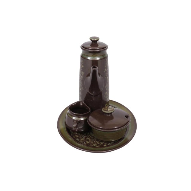 Franciscan Earthenware Coffee Service For Sale - Image 9 of 11