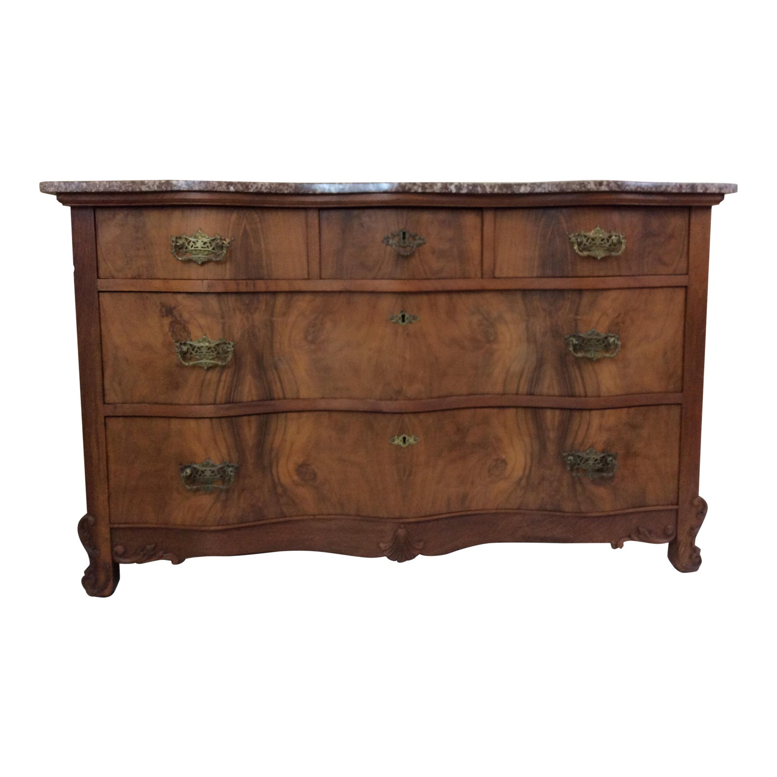 Antique Marble Top Chest Chairish