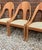 Mid-Century Modern Vintage Spoon Back Wooden Chairs With Cane Seat - Set of 4 For Sale - Image 3 of 12