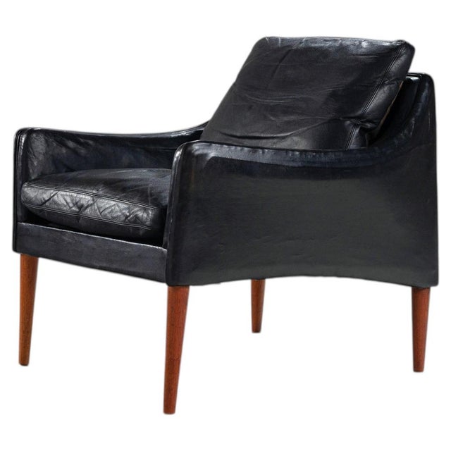 Model 800 Lounge Chair in Leather by Hans Olsen for CS Mobler, 1958 For Sale - Image 12 of 12