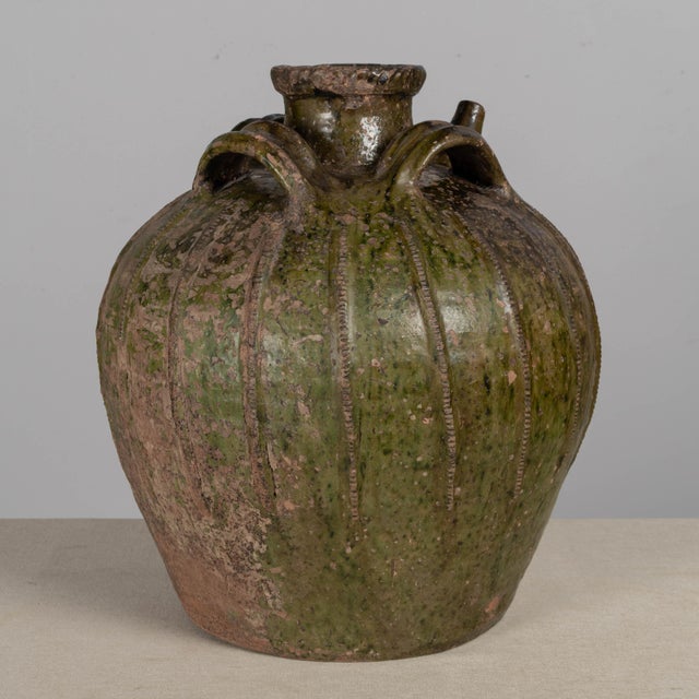 18th Century French Pottery Walnut Oil Jug From Perigord For Sale - Image 11 of 13