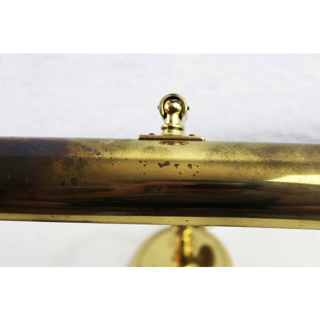 Gold Classical Style Brass Desk Lamp, 1970s For Sale - Image 8 of 14