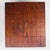 Elegant old Japanese shogi board from 1950's, made in dark reddish-brown wood with a clearly visible playing grid and a...