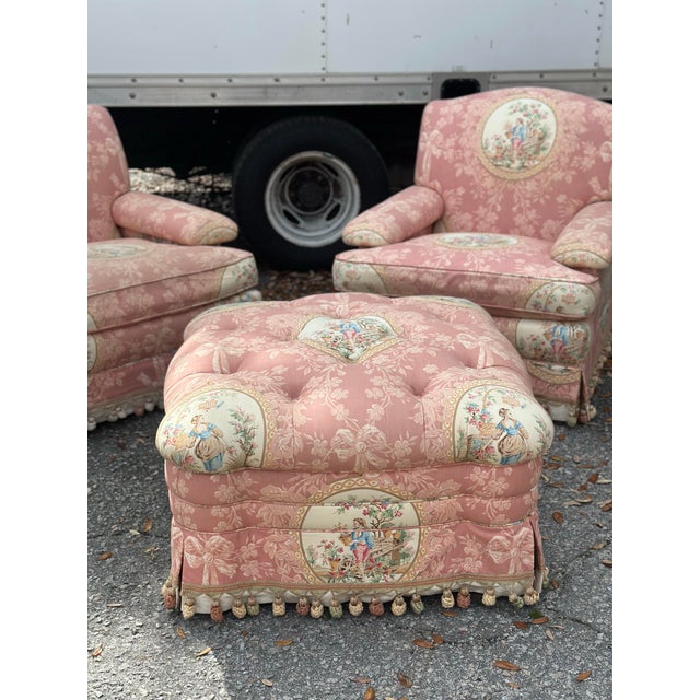 Brunswick and Fils Club Chairs, a Pair For Sale - Image 10 of 10