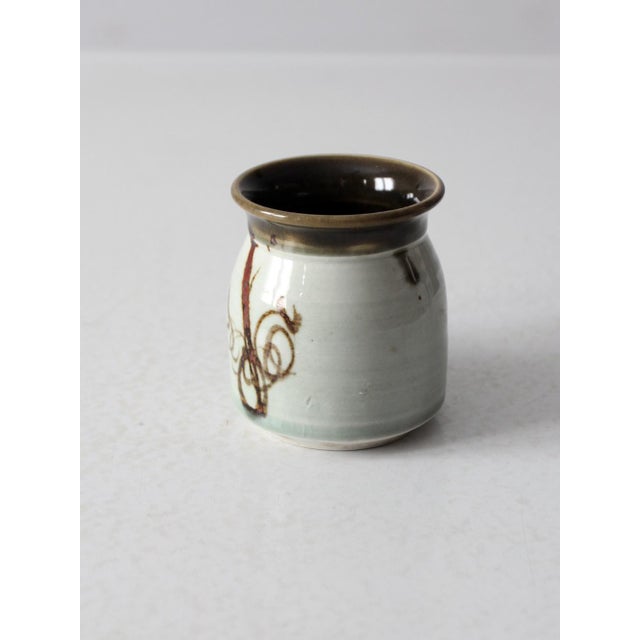 Vintage Studio Pottery Mug For Sale - Image 4 of 13