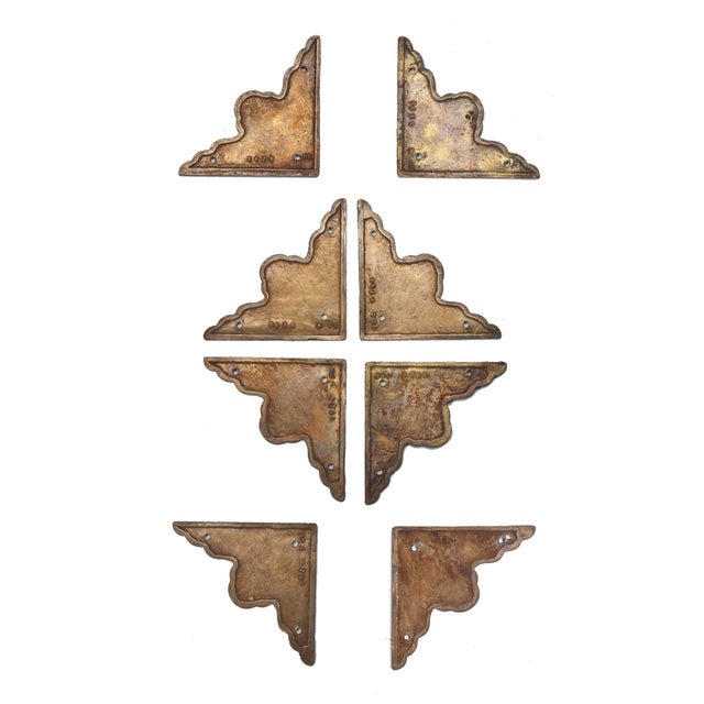 1960s Brass Hardware Corner Pieces Set 12 Pieces Chairish