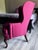 Late 20th Century Drexel Heritage Burgundy Wine Queen Anne Wingback Accent Chairs For Sale - Image 17 of 18