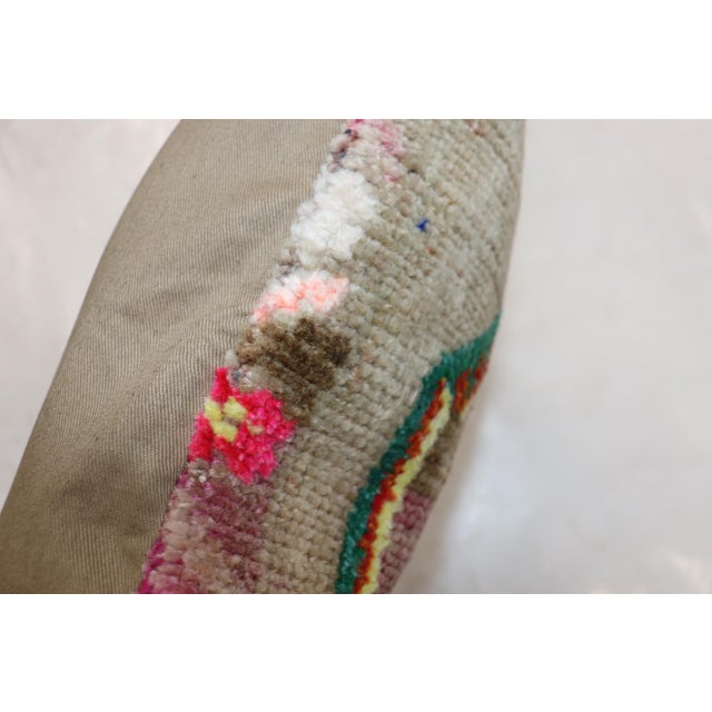 Rustic Funky Turkish Medallion Rug Pillow For Sale - Image 3 of 5