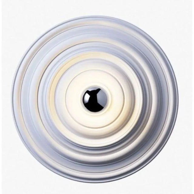 Small odeon wall light by radar design: bastien taillard materials: metal, plaster of paris, fiberglass. Dimensions: w 46...