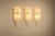 AVMazzega Large LP 242 Wall Lights in Opaline by Carlo Nason for Mazzega, 1970s, Set of 3 For Sale - Image 4 of 15