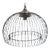 Mid-Century Modern Chrome Wire Bird Cage Swag Pendant Light For Sale