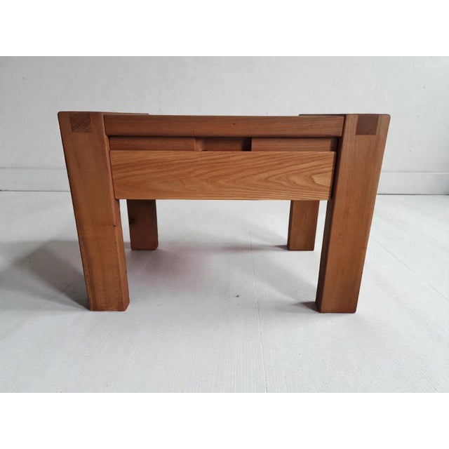 Monopoly Regain Style Elm Bedside Table, 1980s For Sale - Image 10 of 10