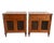 1960s 1960's Kindel French Regency Louis XVI Walnut Nightstands With Lattice Doors For Sale - Image 5 of 15