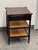 Brown Colonial Revival Turned Leg Cane Side Table For Sale - Image 8 of 12