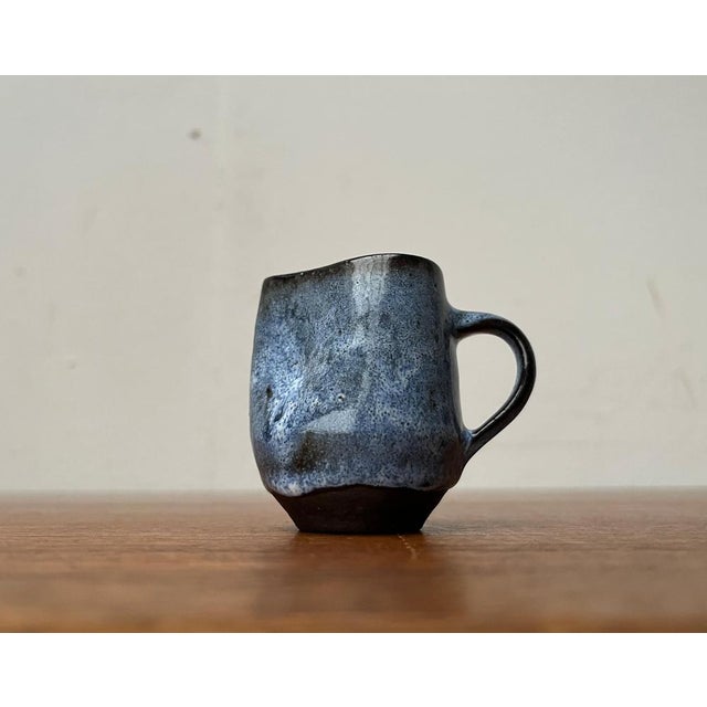 Mid-Century Small German Studio Pottery Carafe Vase by Janne Reckert-Cordua, 1960s For Sale - Image 18 of 18