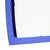Mid-Century Modern French Vintage Scalloped Mirror, Blue, Circa 1970 For Sale - Image 3 of 9