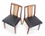 Set 4 Danish Mid-Century Modern Oiled Walnut Cane Back Side Dining Chairs MINT! For Sale - Image 9 of 9