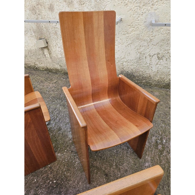 Afra & Tobia Scarpa Segesta Chairs by Afra & Tobia Scarpa for Stildomus, 1960s, Set of 4 For Sale - Image 4 of 5