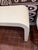 1980's Off White Laminate Waterfall Console Table. For Sale - Image 16 of 18