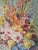 Vintage Botanical Floral Bouquet Still Life Painting Framed For Sale - Image 16 of 16