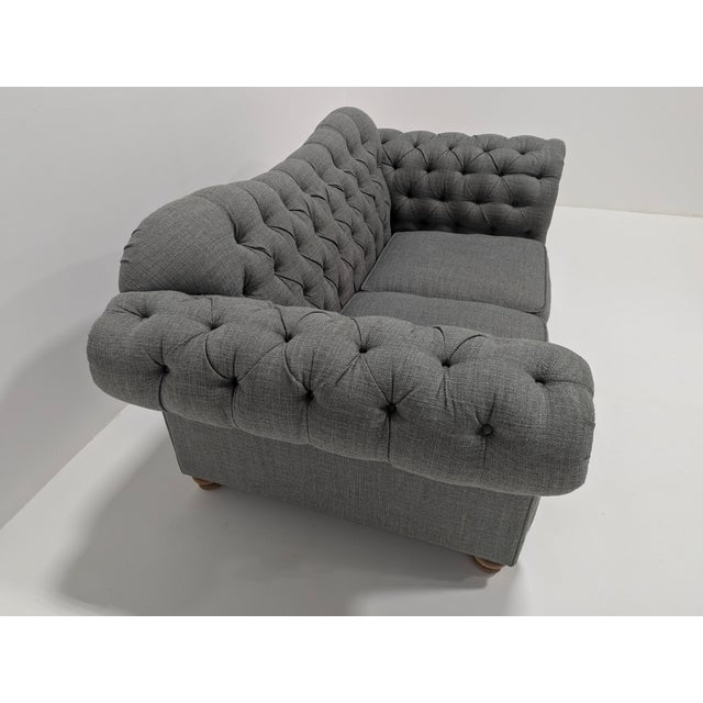 Two-Seater Chesterfield Sofa For Sale - Image 5 of 15