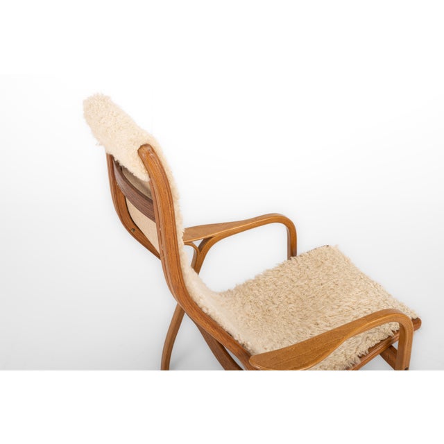 Set of Lamino Lounge Chair and Ottoman by Yngve Ekström for Swedese, 1950s For Sale - Image 10 of 15