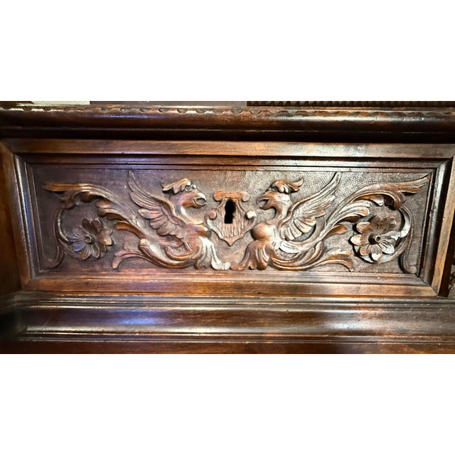 Wood **Rare Antique MASTERPIECE**Renaissance Revival Sideboard in Solid Walnut** Obo** For Sale - Image 7 of 8