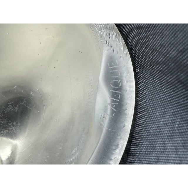 René Lalique Two Cat by René Lalique in frosted glass For Sale - Image 4 of 12