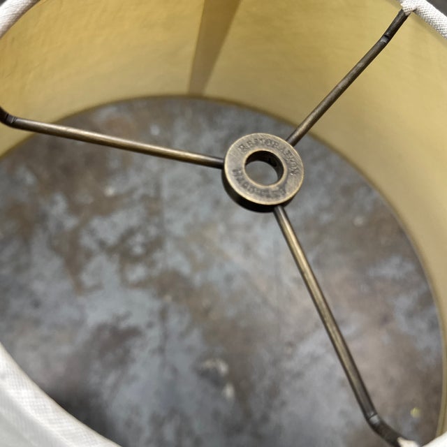 Black Modernist Lattice Tower Table Lamps, Pair For Sale - Image 8 of 12