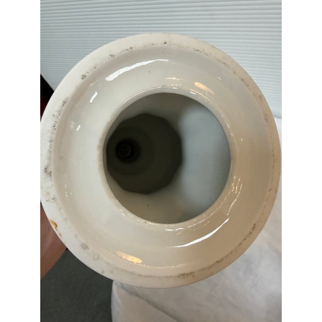 Lotus Shaped Ceramic Candle Holders, Pair For Sale - Image 11 of 12