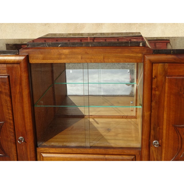 Vintage Sideboard in Walnut, 1950s For Sale - Image 11 of 18