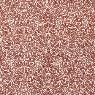 Morris & Co. Acorn Weave Fabric in Madder For Sale