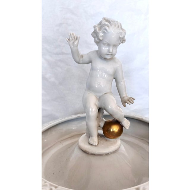 Porcelain Trinket Bowl by Karl Tutter for Schaubach Kunst, Germany, 1930s For Sale - Image 9 of 15