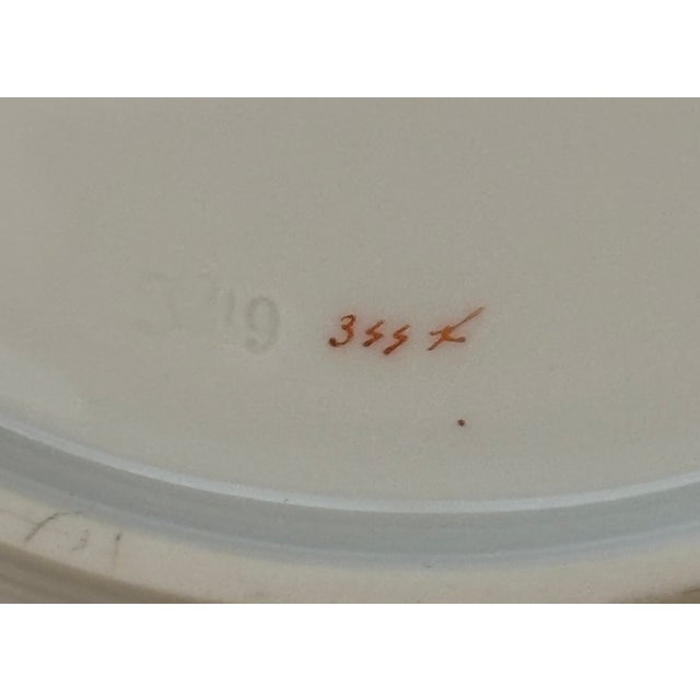 Ceramic 1920s Meissen, 1st Choice Cups & Saucers; Rare I-Form (I-Shape) Design - 13pcs For Sale - Image 7 of 12