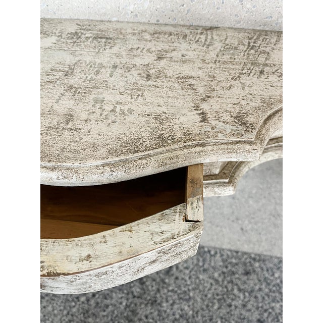 White-Painted Wood Wall Shelves With Serpentine Brackets - A Pair For Sale In New York - Image 6 of 13