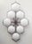 Italian 21st Century Beehive Bronze Glossy White Murano Flush Mount by Fabio LTD For Sale - Image 3 of 7