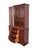 Brown Drexel Furniture New Travis Court Collection Solid Mahogany Traditional Duncan Phyfe Style 49" Bow Front China Cabinet 317-3 For Sale - Image 8 of 13