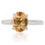 Not Yet Made - Made To Order Prong Set Solitaire 6.4 Ct Citrine Silver Jewelry Set - Ring Pendant & Earrings, 4 Pieces For Sale - Image 5 of 14