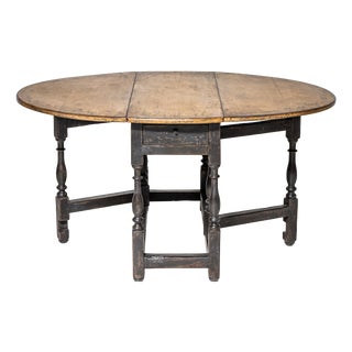 English Drop-Leaf Table, 1800s For Sale