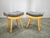 Mid-Century Maple Stools, Former Czechoslovakia, 1960s, Set of 2 For Sale - Image 3 of 9