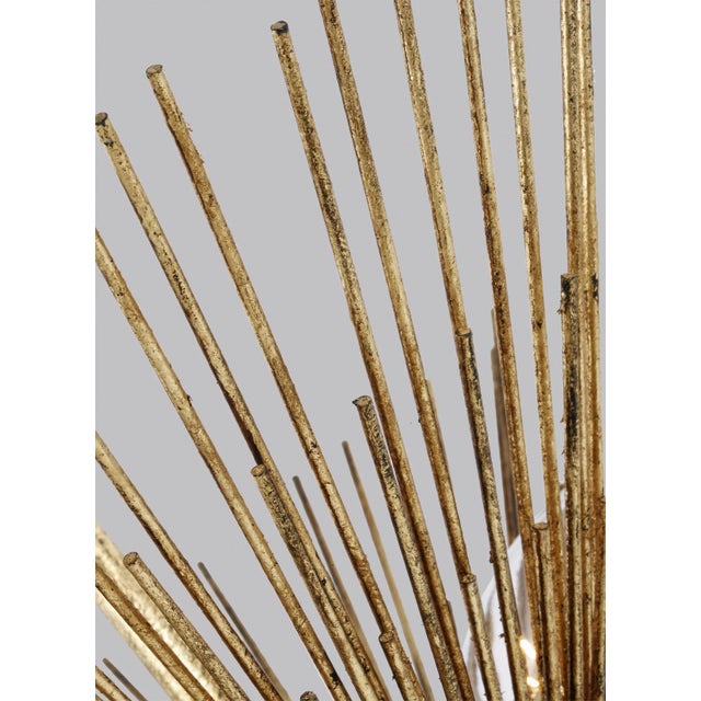 Contemporary Alexa Hampton by Visual Comfort Studio Helios Semi-Flush Mount, Gold For Sale - Image 3 of 4