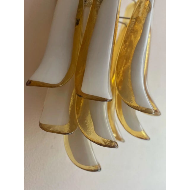 Amber Murano Glass Wall Lamps, Set of 2 For Sale - Image 3 of 5