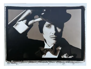 Barry McKinley, Portrait of Catherine Deneuve with Hat, 1980s, Photograph