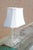 Contemporary Vintage Lucite Pagoda Table Lamp For Sale - Image 3 of 11