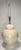 Mid-Twentieth Century Creme and White Ceramic Table Lamp For Sale - Image 10 of 12