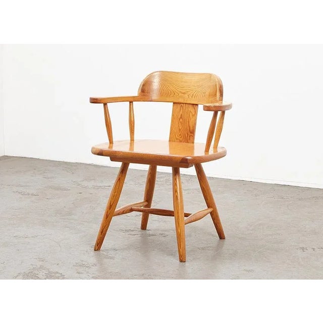 Wood Scandinavian Dining Chairs in Pine, 1960s, Set of 6 For Sale - Image 7 of 14