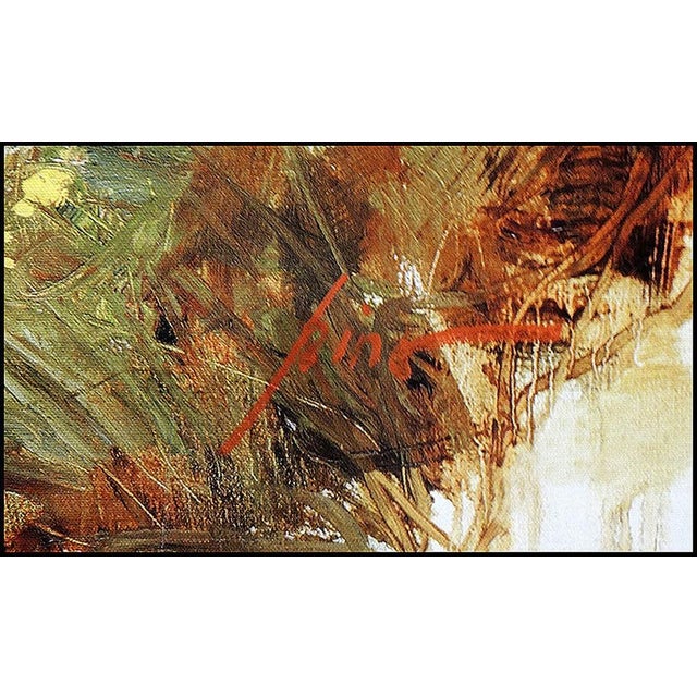 Impressionist Late 20th Century New Friends, Pino Daeni For Sale - Image 3 of 4