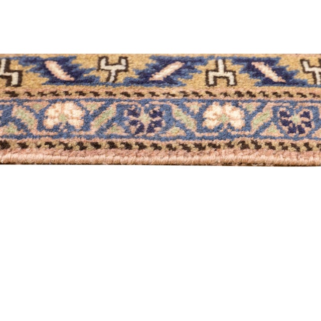 1970s Vintage Hand-Knotted Persian Ardebil Rug 4'4" X 6'7" For Sale - Image 5 of 12