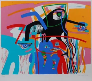 Lis Zwick, 1985, Lithography