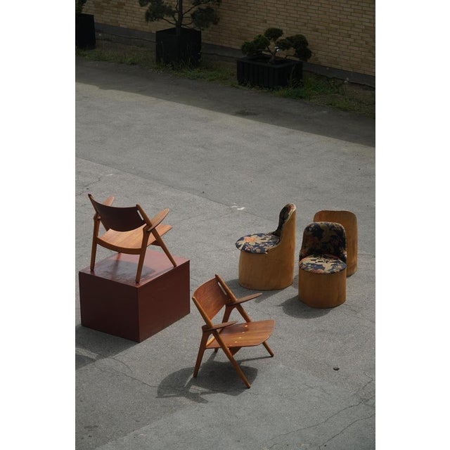 Brown CH28 Armchairs by Hans J. Wegner for Carl Hansen & Søn, 1950s, Set of 2 For Sale - Image 8 of 18